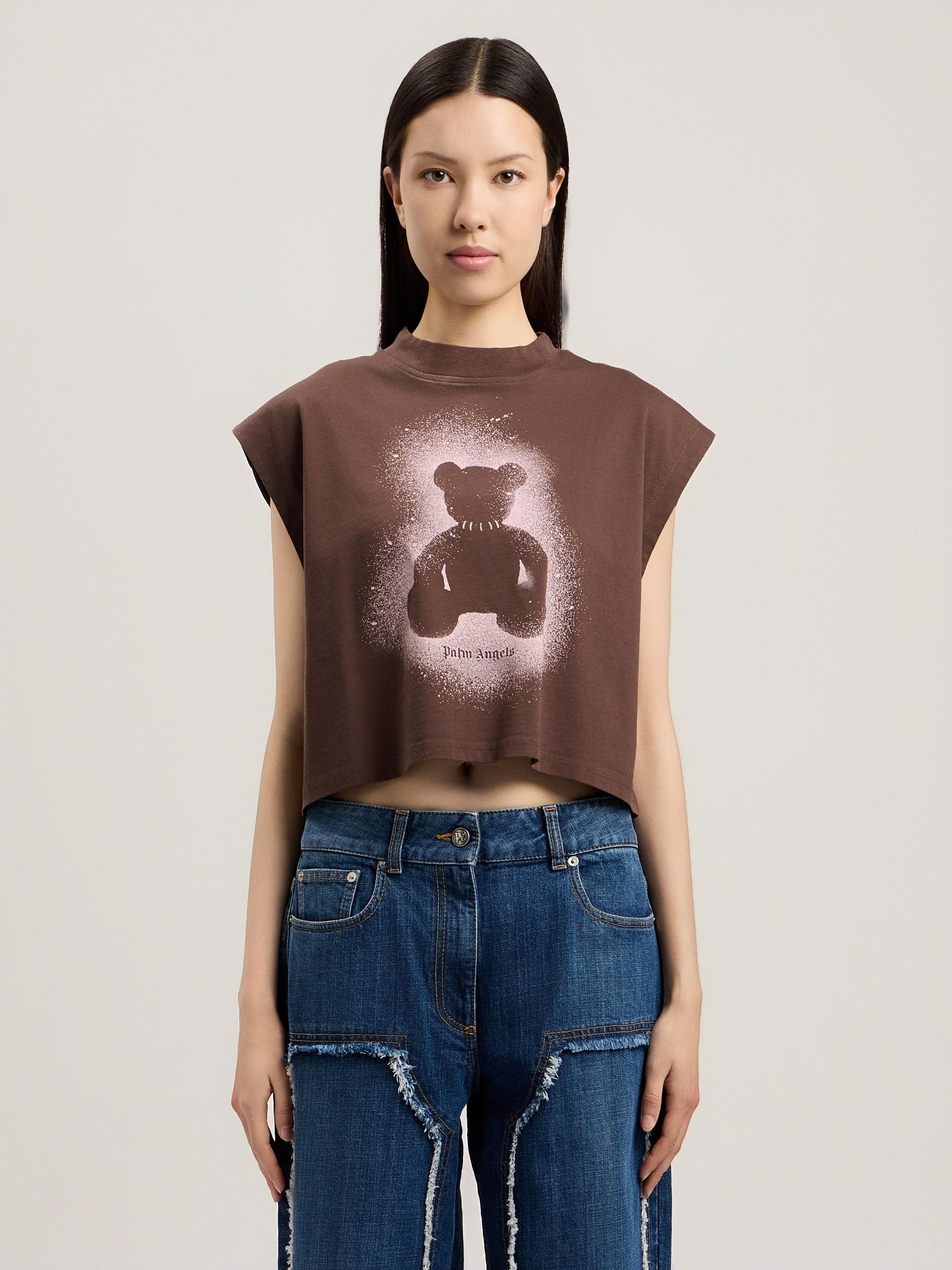 Spray Bear Boxy Tank Top Product Image
