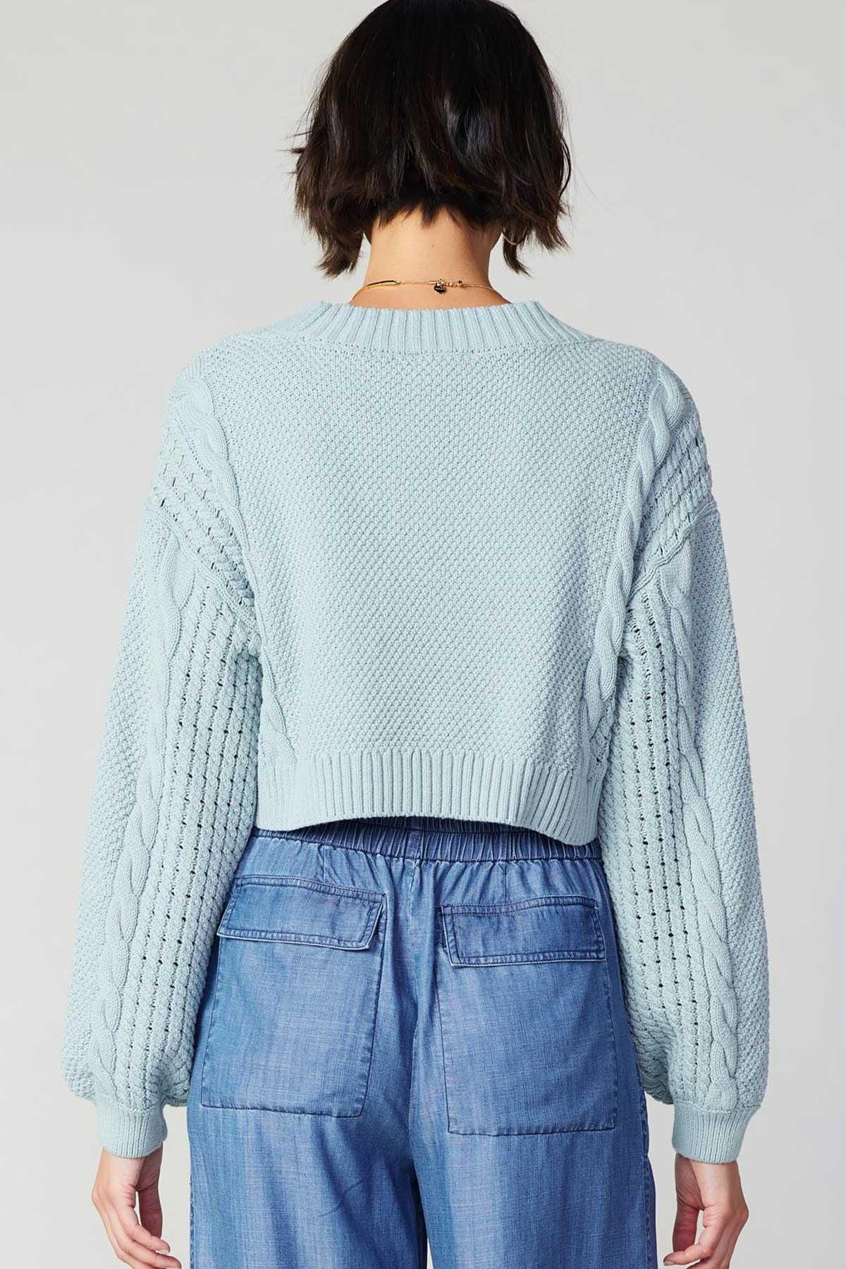 FINAL SALE Dorothy Floral Embroidered Cropped Cardigan Product Image