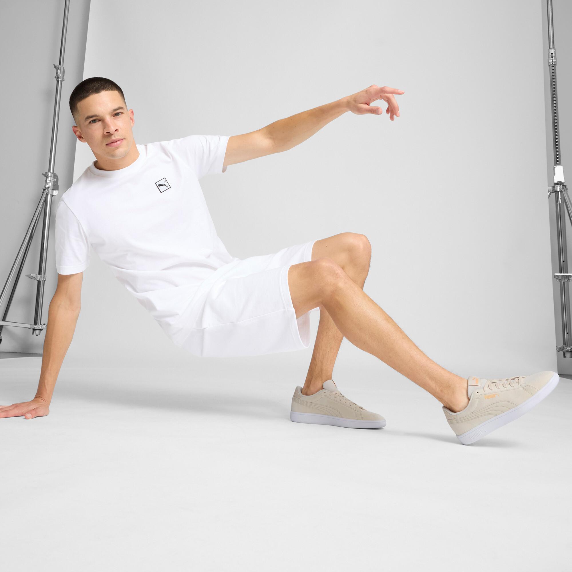 PUMA Smash 3.0 Geometric Men's Sneakers Product Image