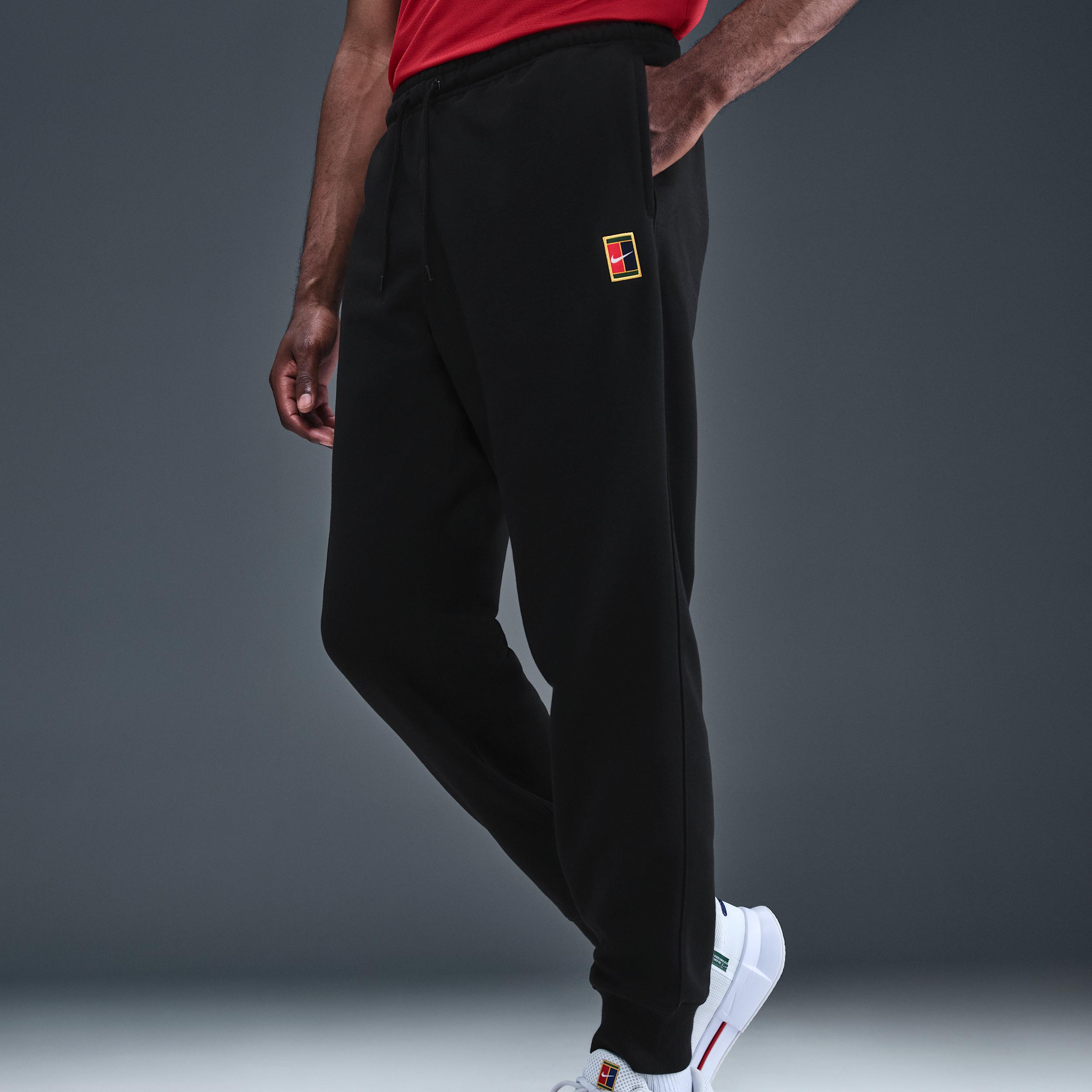 Nike Mens Court Heritage Dri-FIT Fleece Tennis Jogger Pants | HM6766-010 Product Image