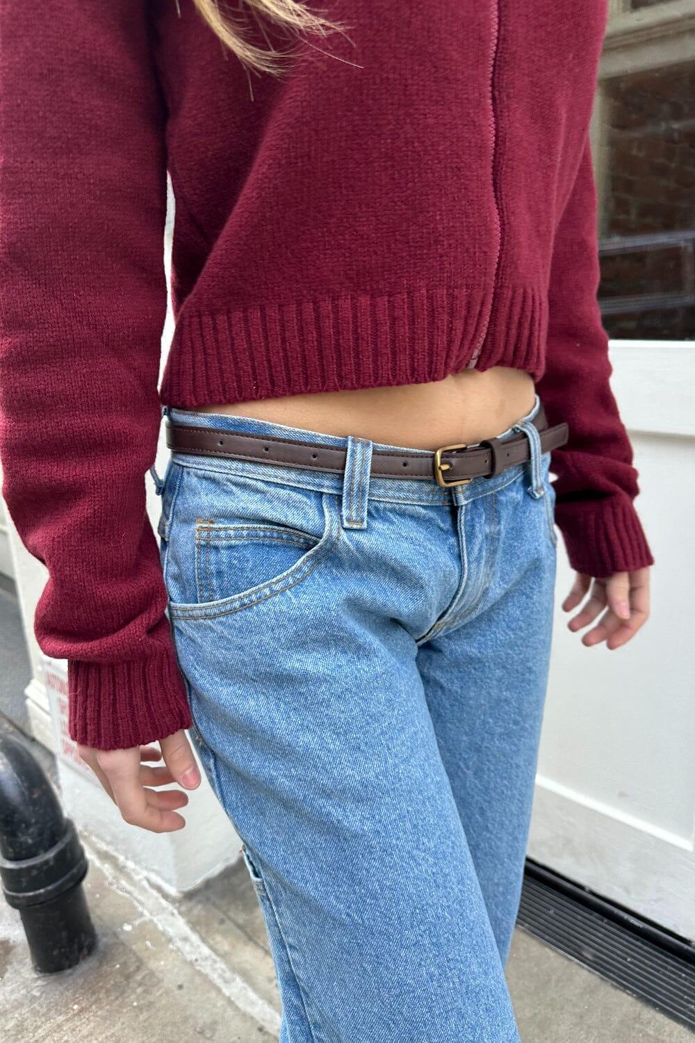 Faux Leather Buckle Belt Product Image