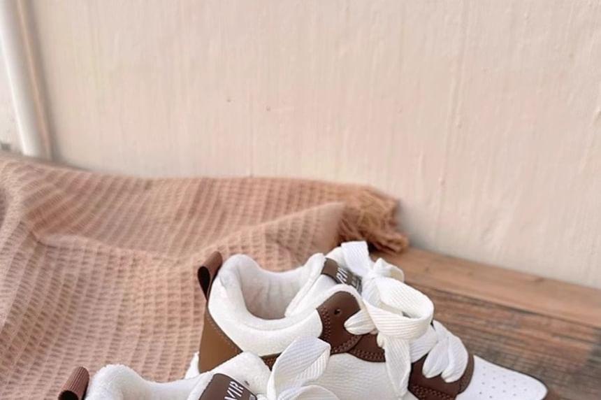 Platform Panel Sneakers Product Image