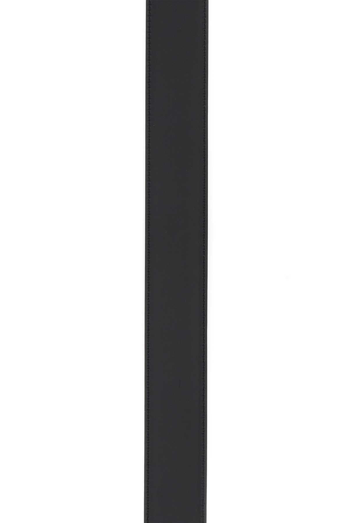 VERSACE La Medusa Leather Belt Man Belt Black Size 39.5 Calfskin Product Image