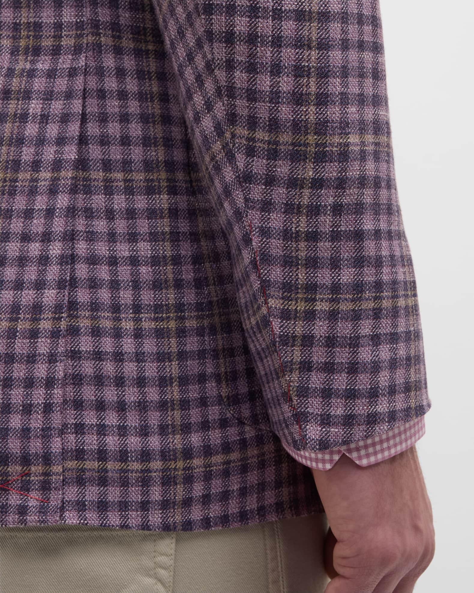 Men's Check Wool-Blend Sport Coat Product Image