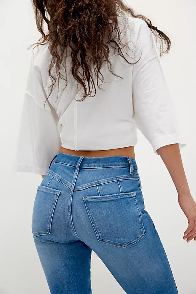 CRVY Infinite Stretch Pull-On Flare Jeans Product Image