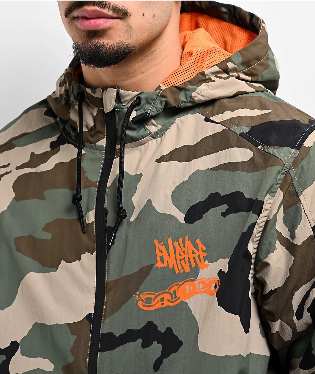 Empyre Seen It Camo Zip Windbreaker Jacket Product Image