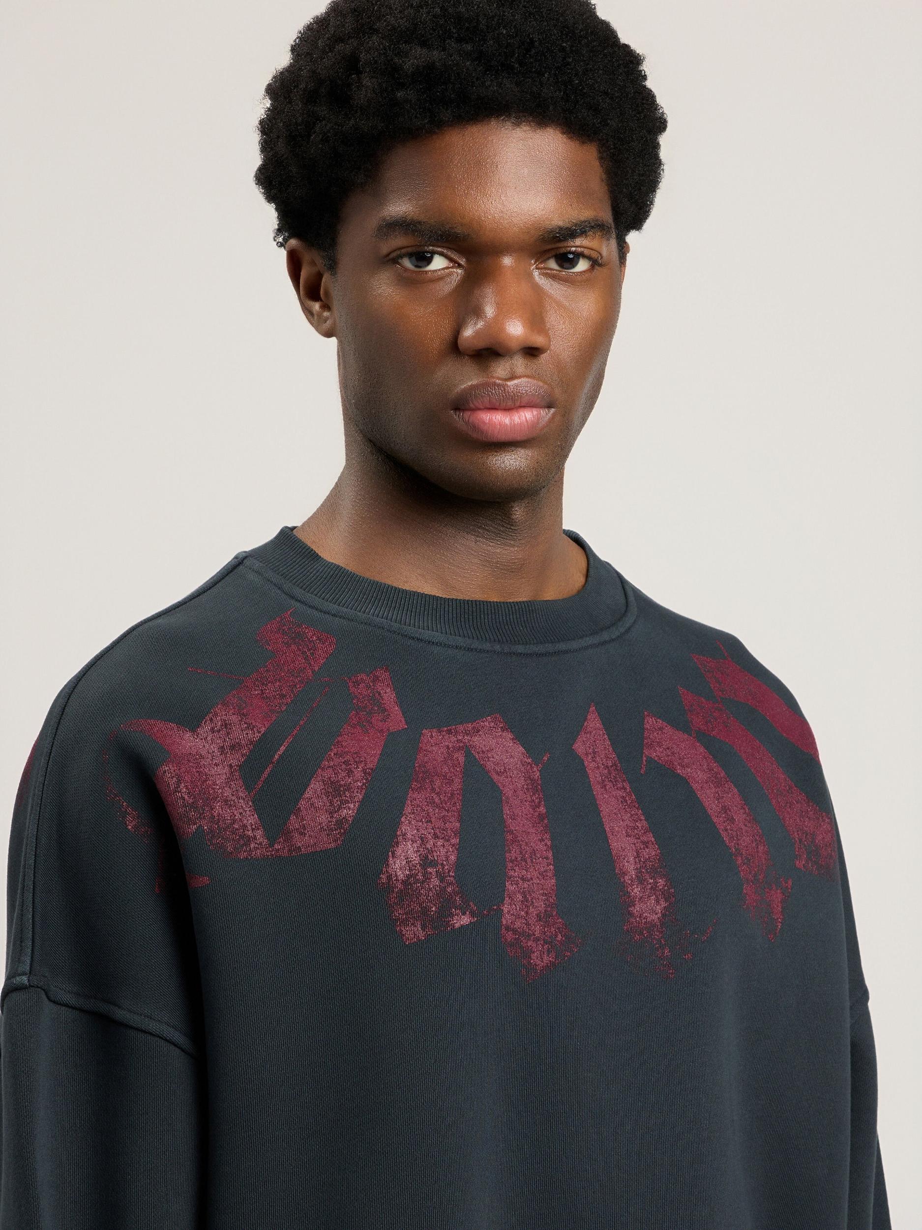 Big Neck Logo Loose Sweatshirt Product Image