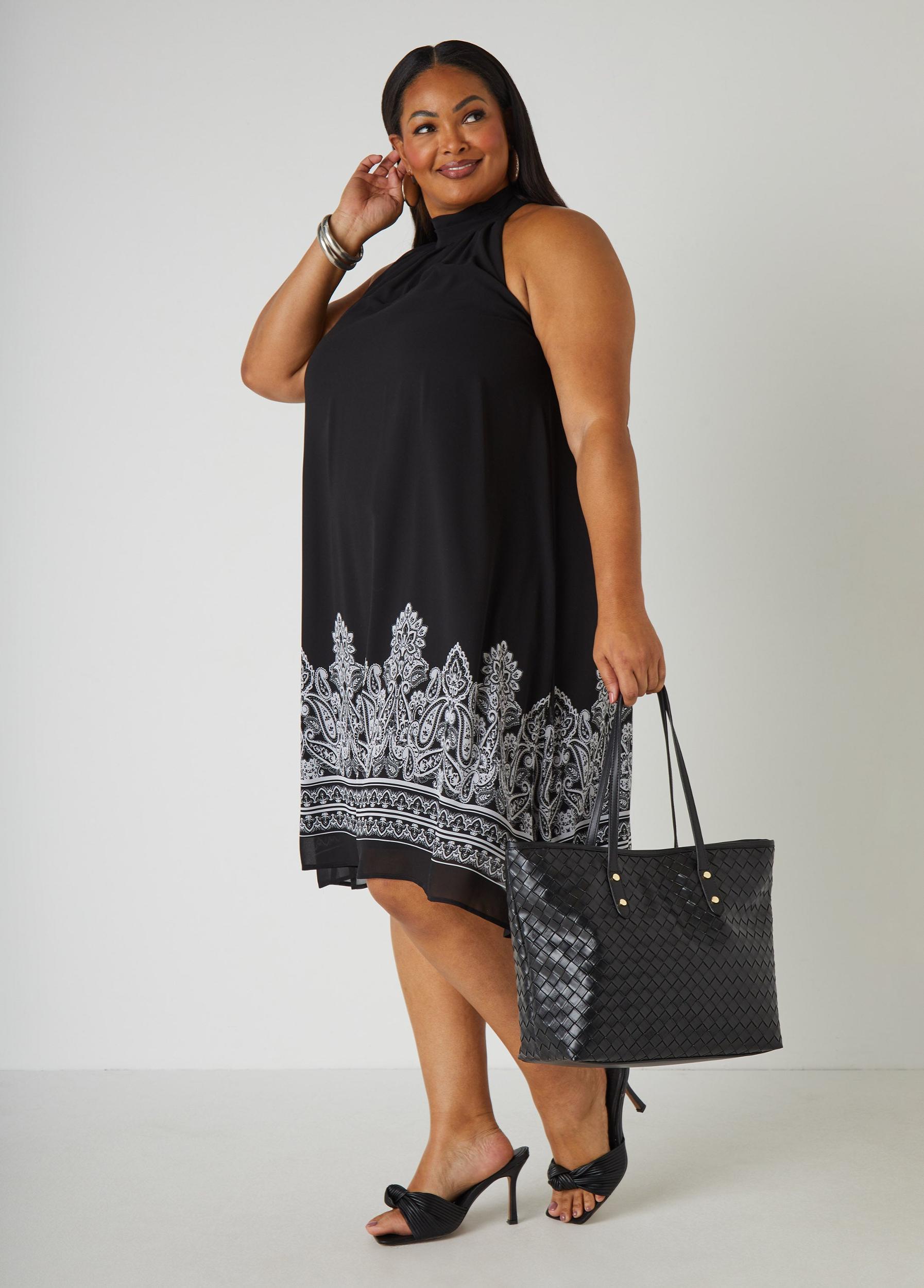 Paisley Print Swing Dress Product Image