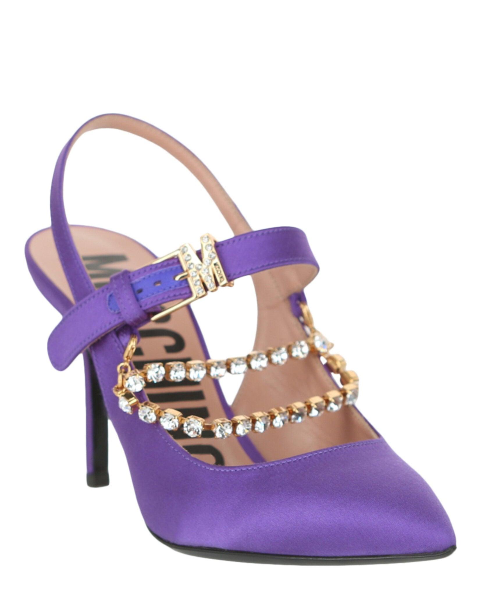 Moschino Rhinestone-Embellished Pumps Product Image