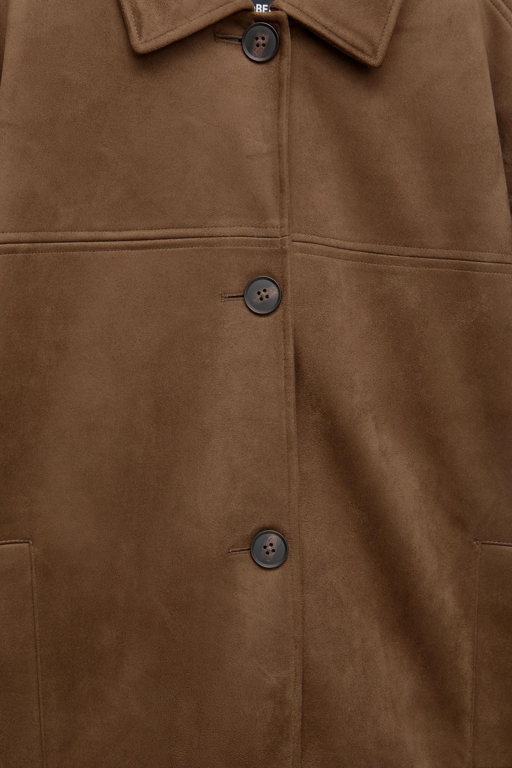 Faux suede jacket Product Image