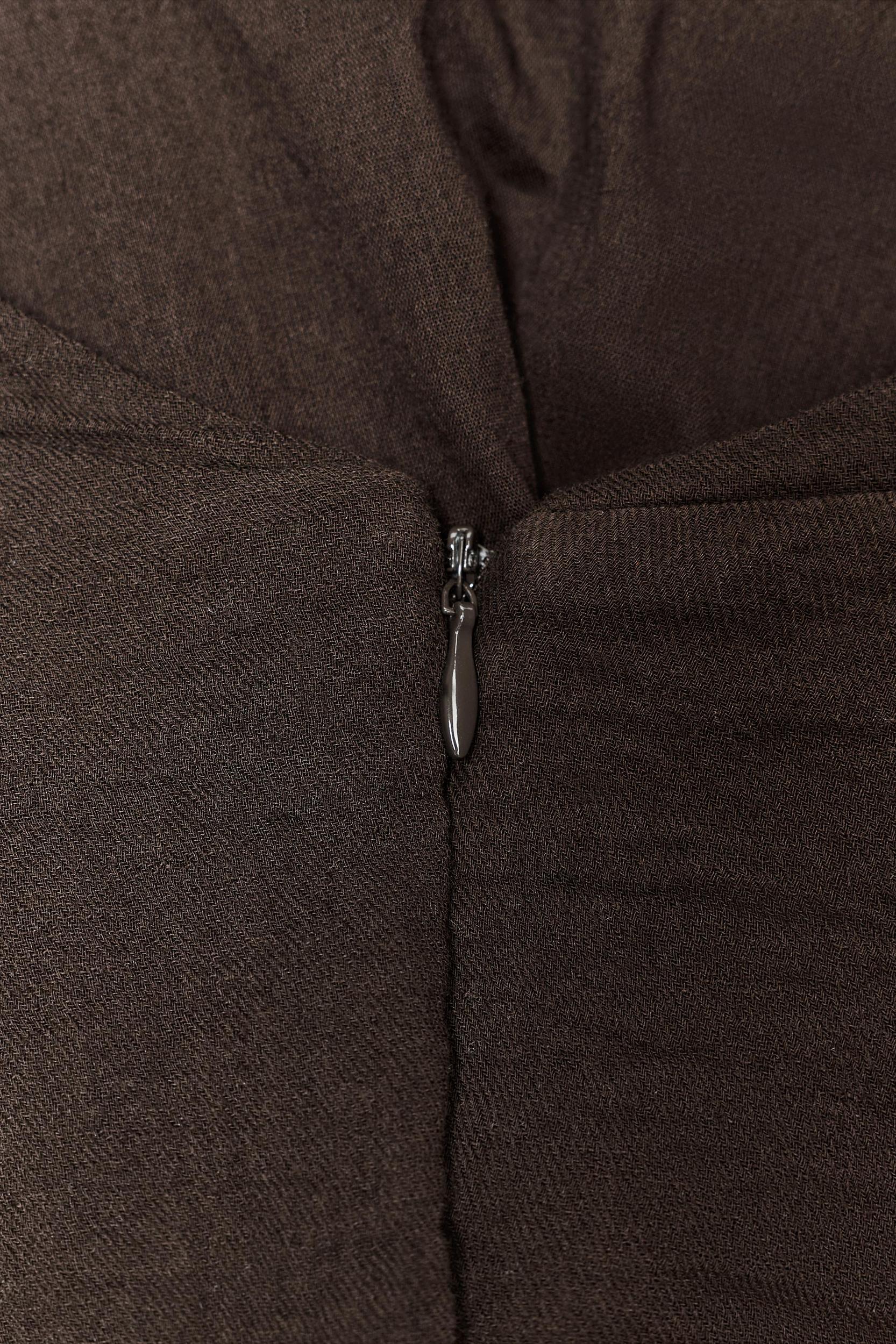 RUFFLED CHIFFON SHORT DRESS Product Image