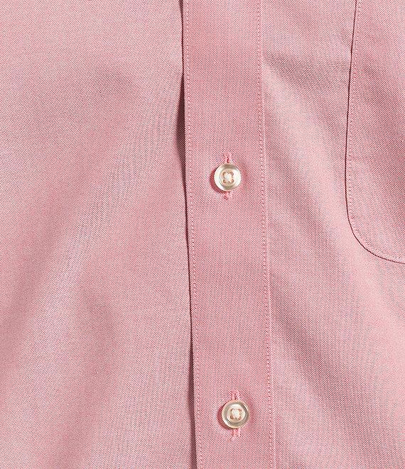 Gold Label Roundtree & Yorke Non-Iron Long Sleeve Solid Oxford Sport Shirt Product Image