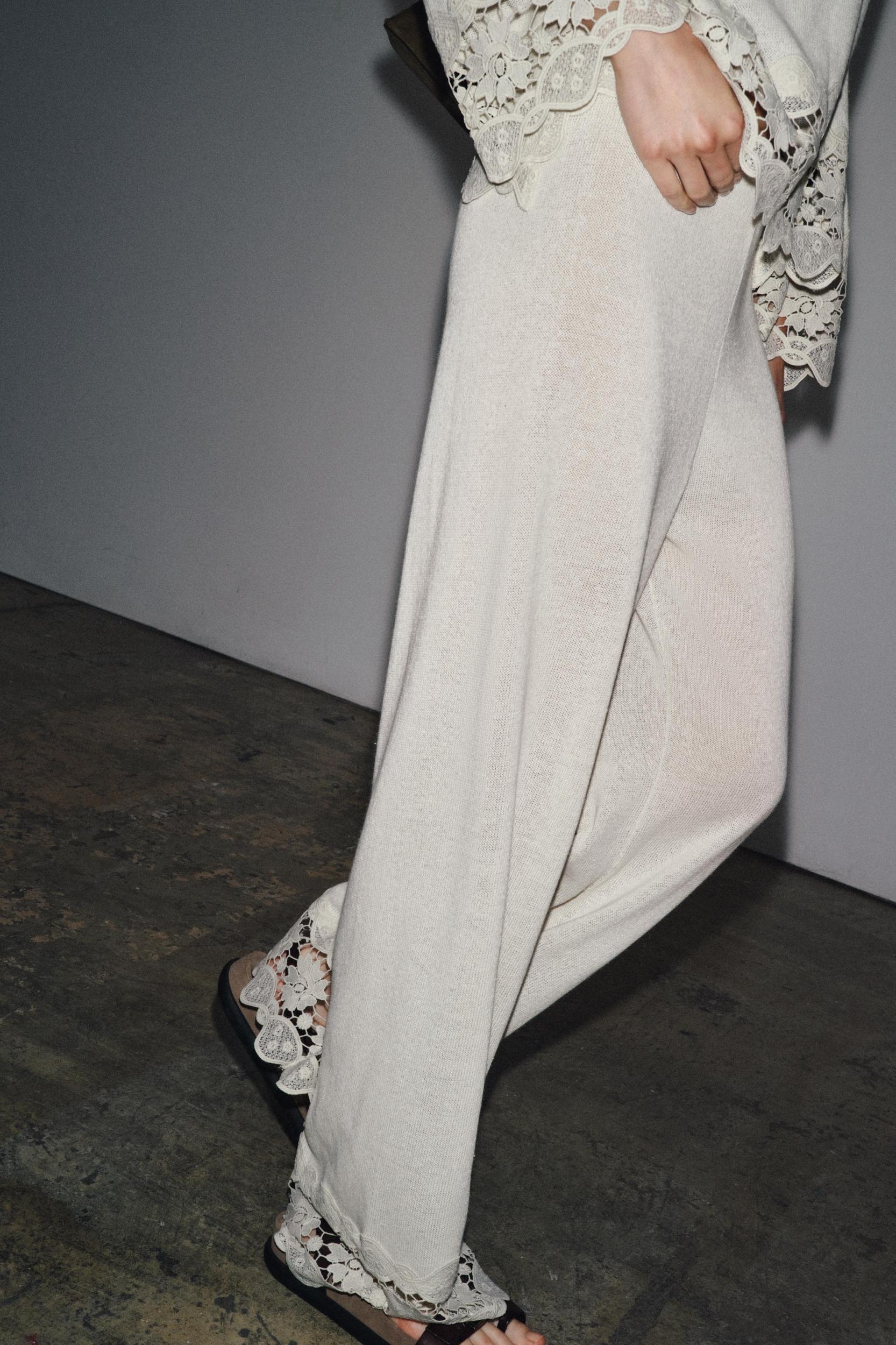 GUIPURE COMBINATION PANTS Product Image