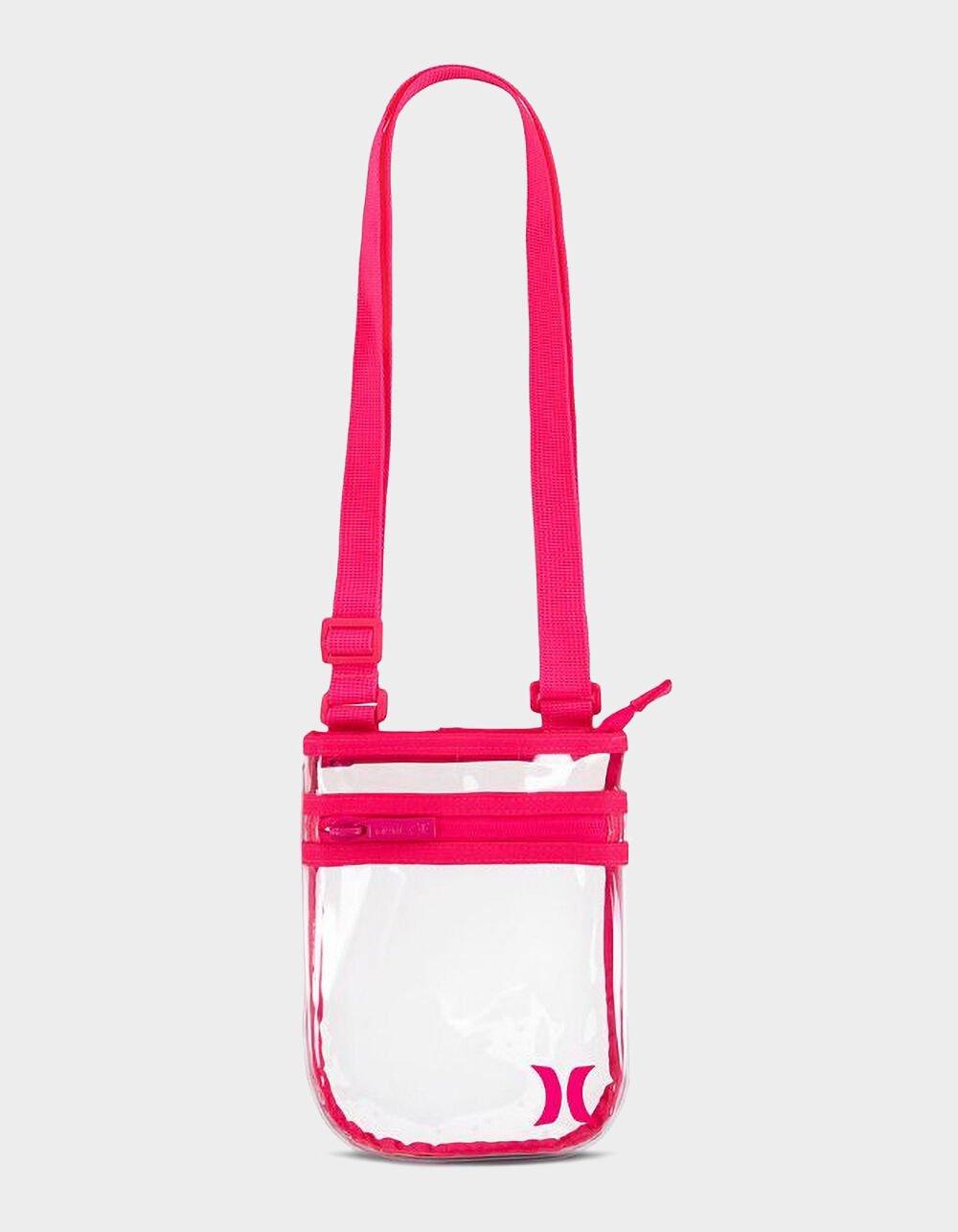 HURLEY Icon Clear Festival Crossbody Bag - PINK Product Image