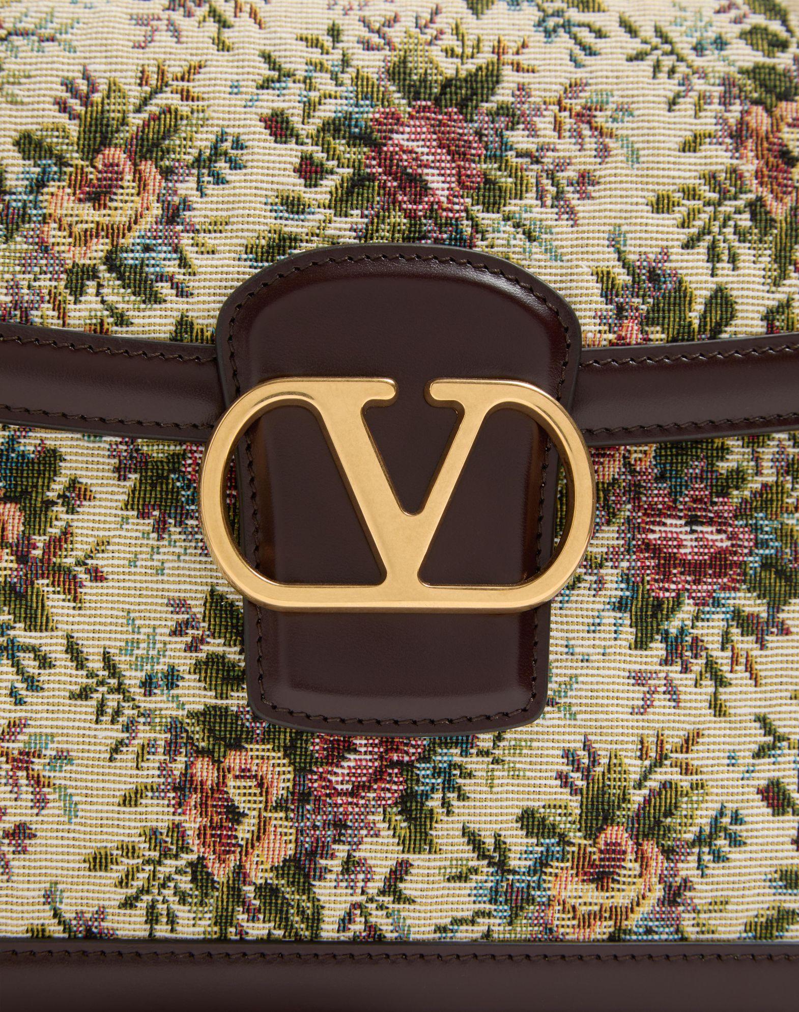 Valentino Garavani 9To5 Shoulder Bag In Papier Floral Jacquard Fabric   Product Image