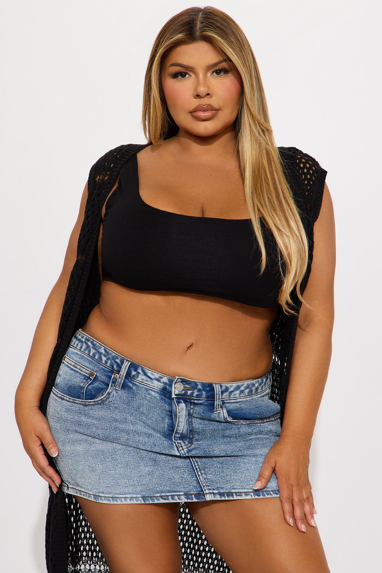 Dreamy Daze Crochet Fringe Cardigan - Black Product Image