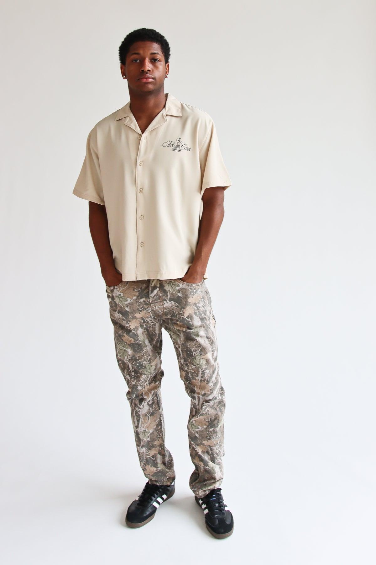 Printed Graphic Button Up Shirt Product Image