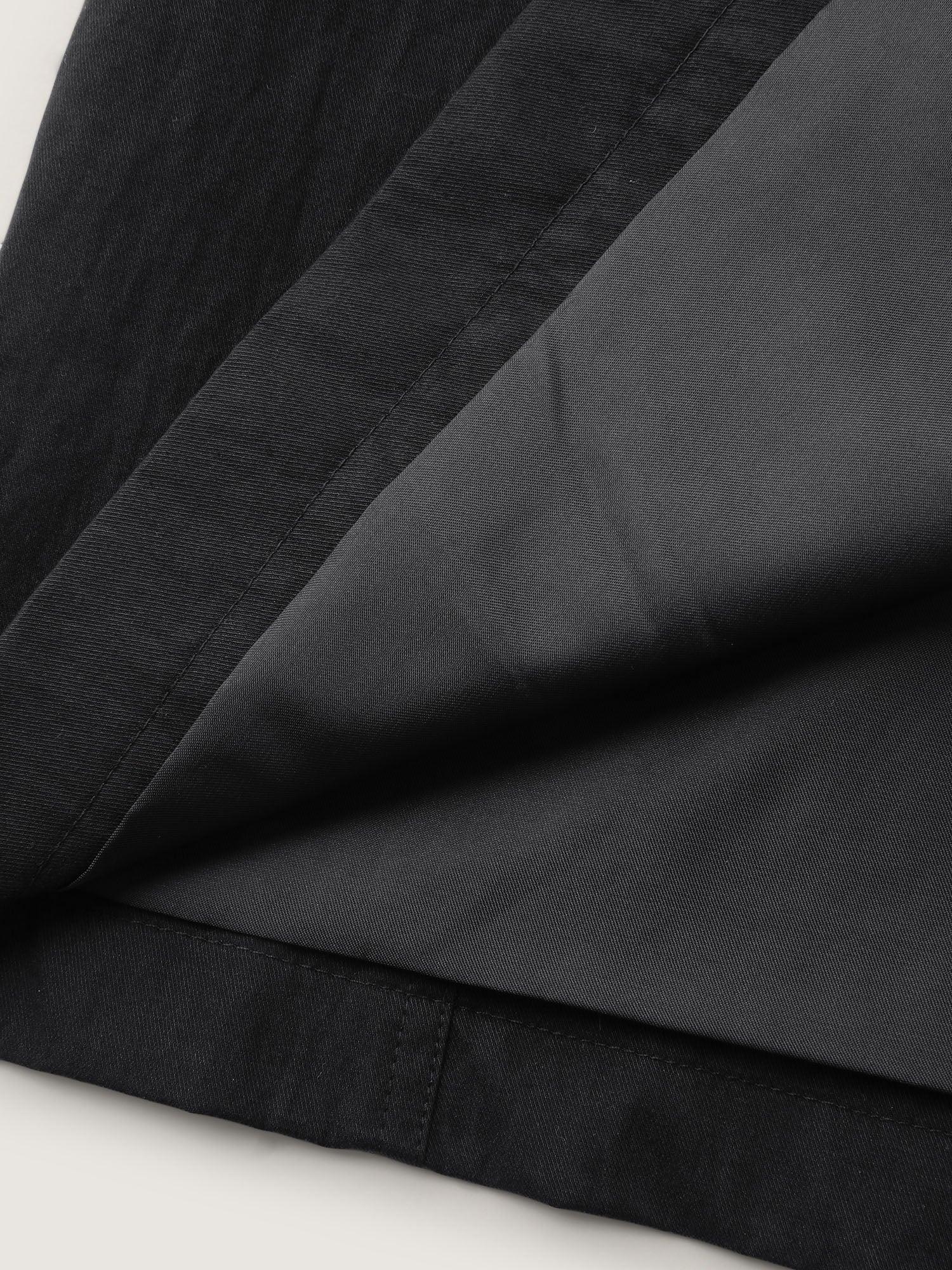 Contrast Pockets Button-Front Coat Female Product Image