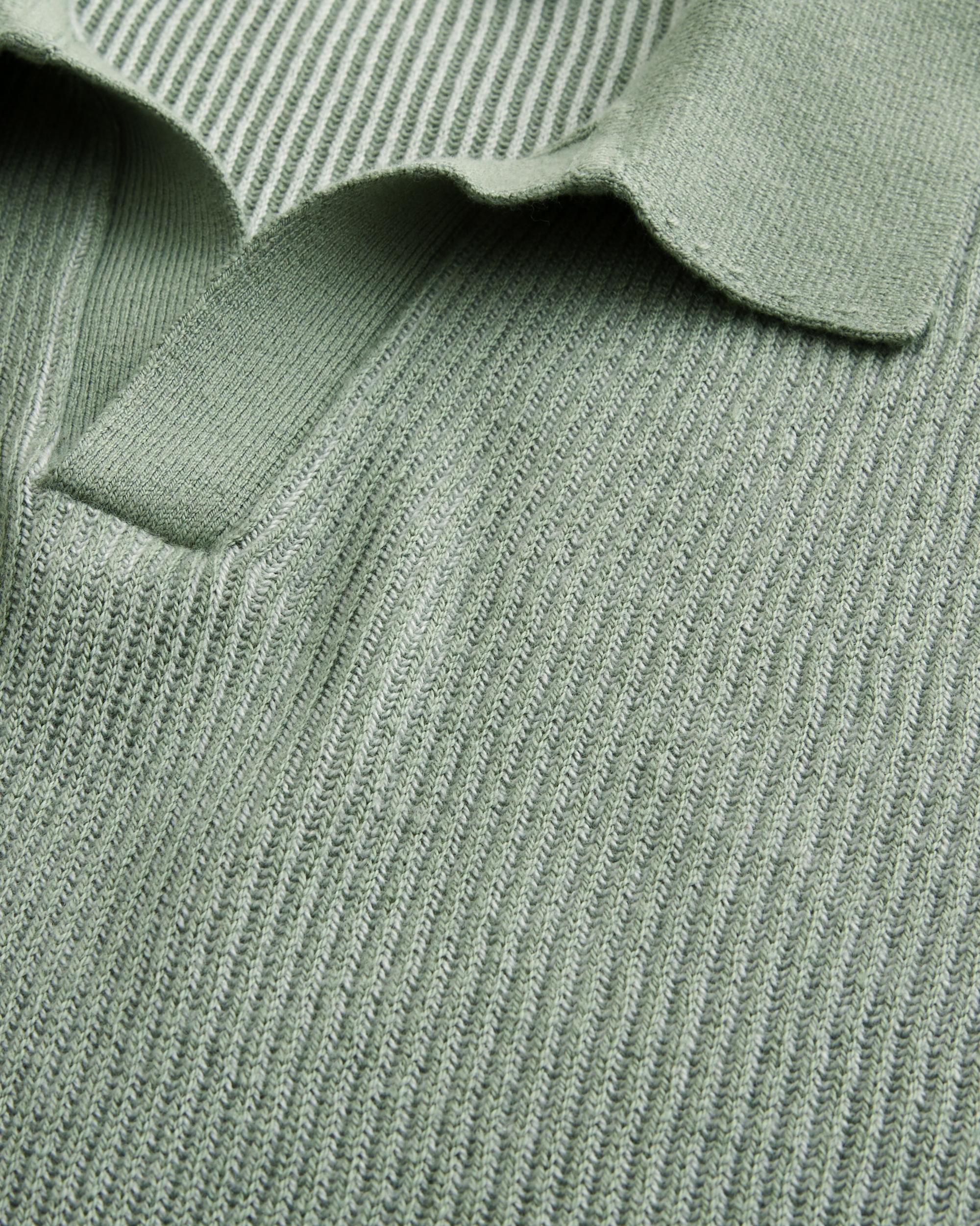 Boxy Sweater Polo Product Image