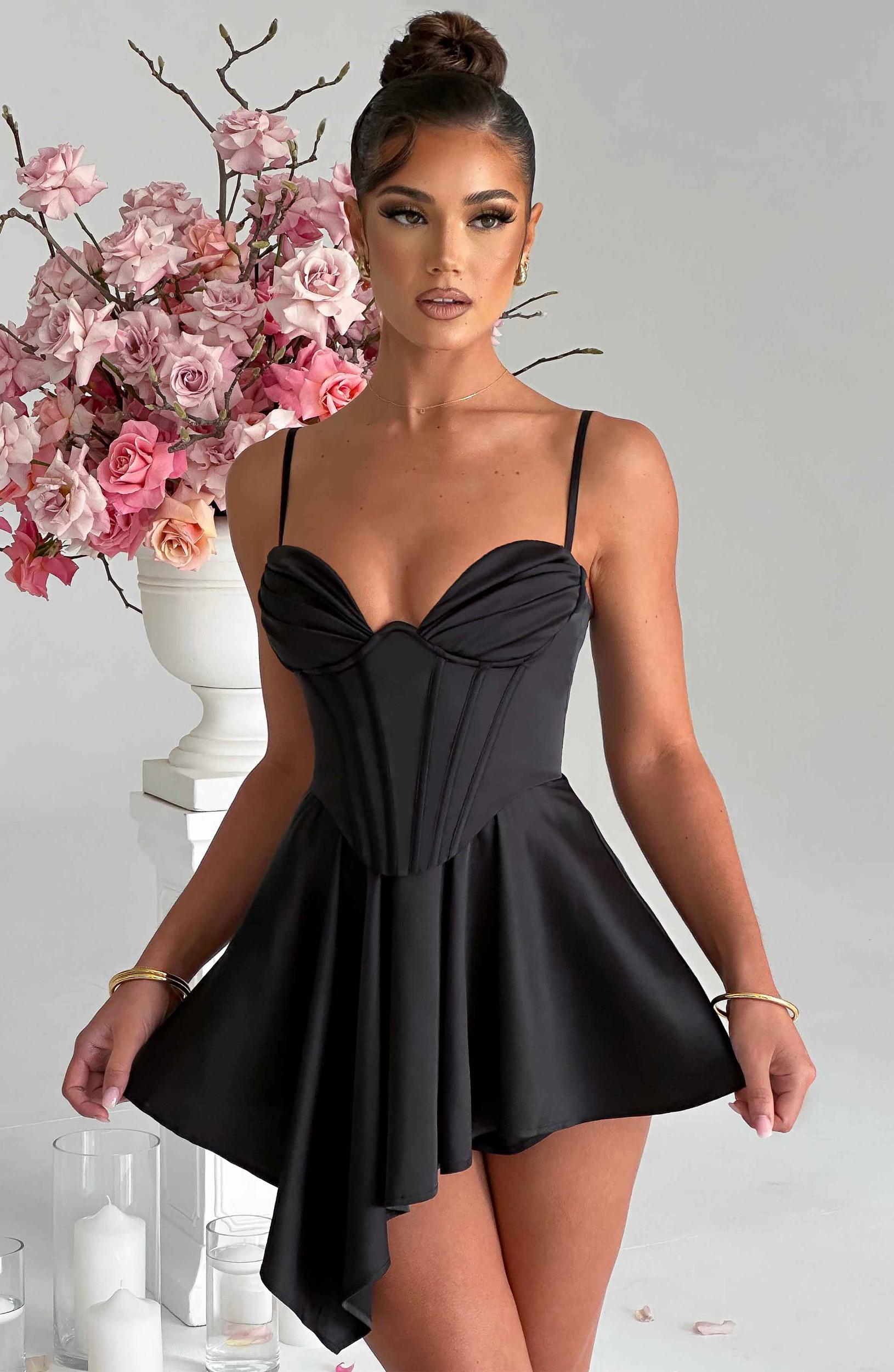 Saffron Playsuit - Black Product Image