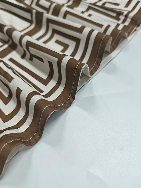 Sleeveless Wide Leg Printed Halter-Neck Jumpsuits Product Image