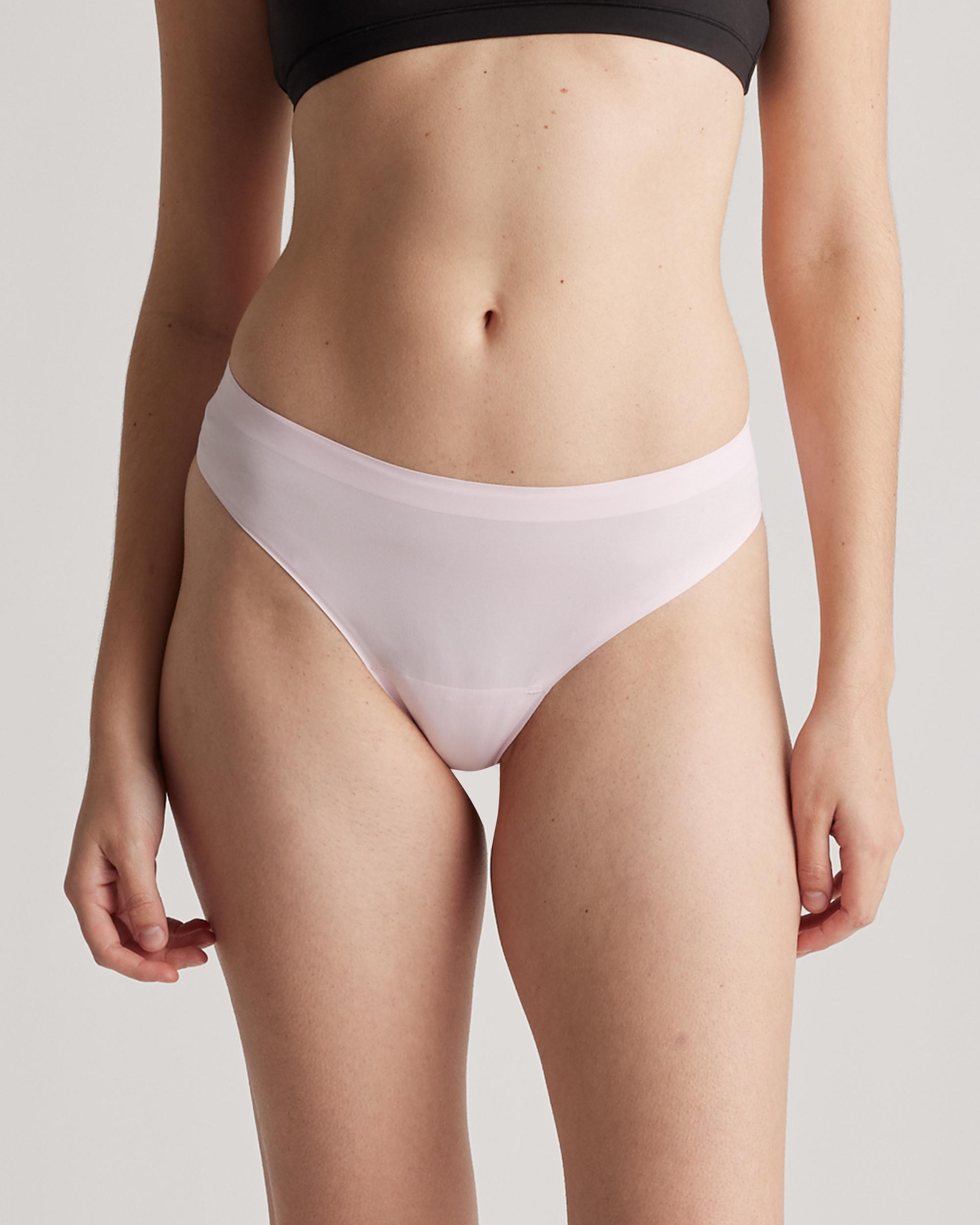 Quince | Women's Invisible Bonded Thong Size XS, Nylon/Spandex Product Image