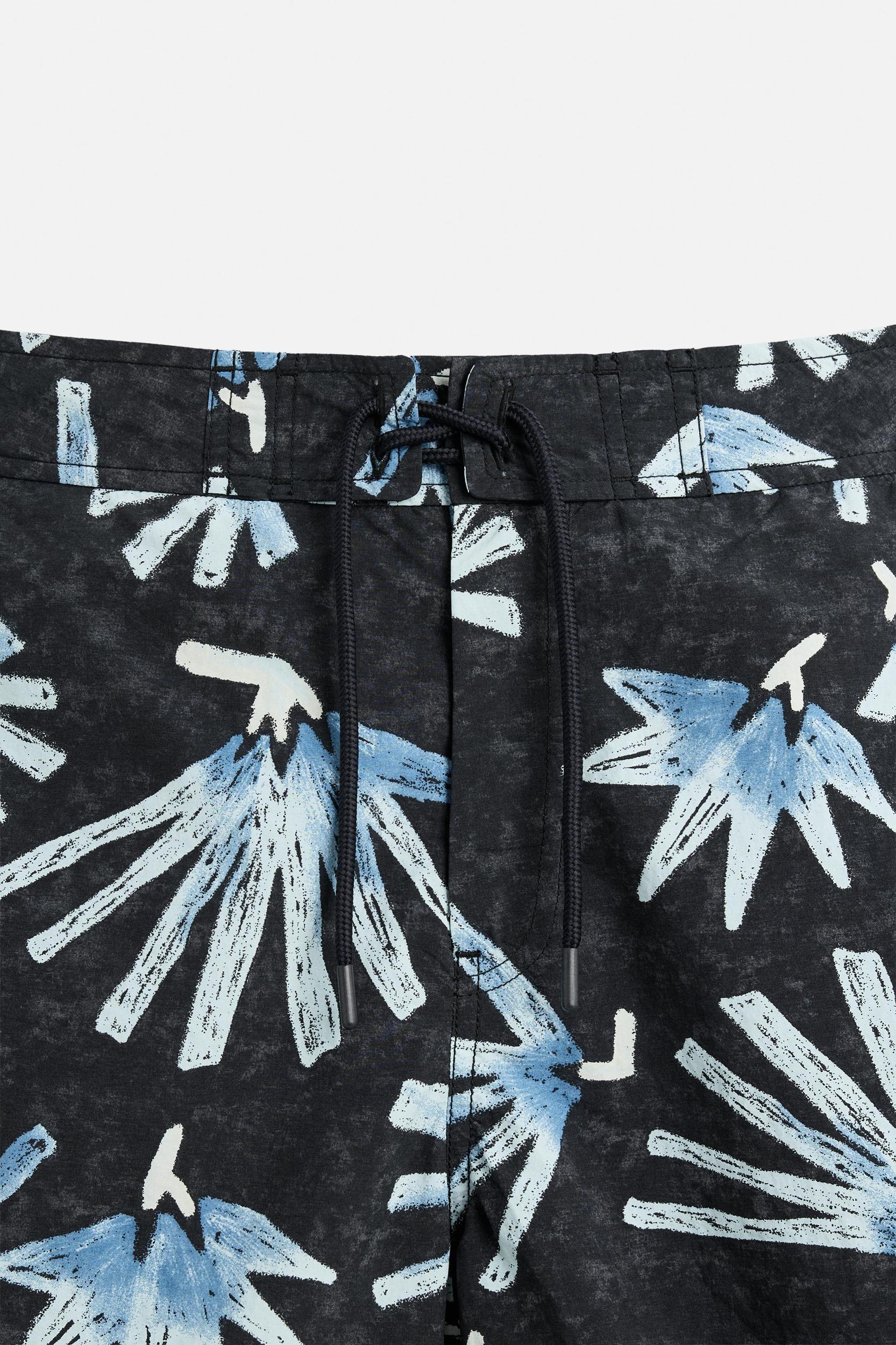 FLORAL PRINT LONG SWIMSUIT Product Image