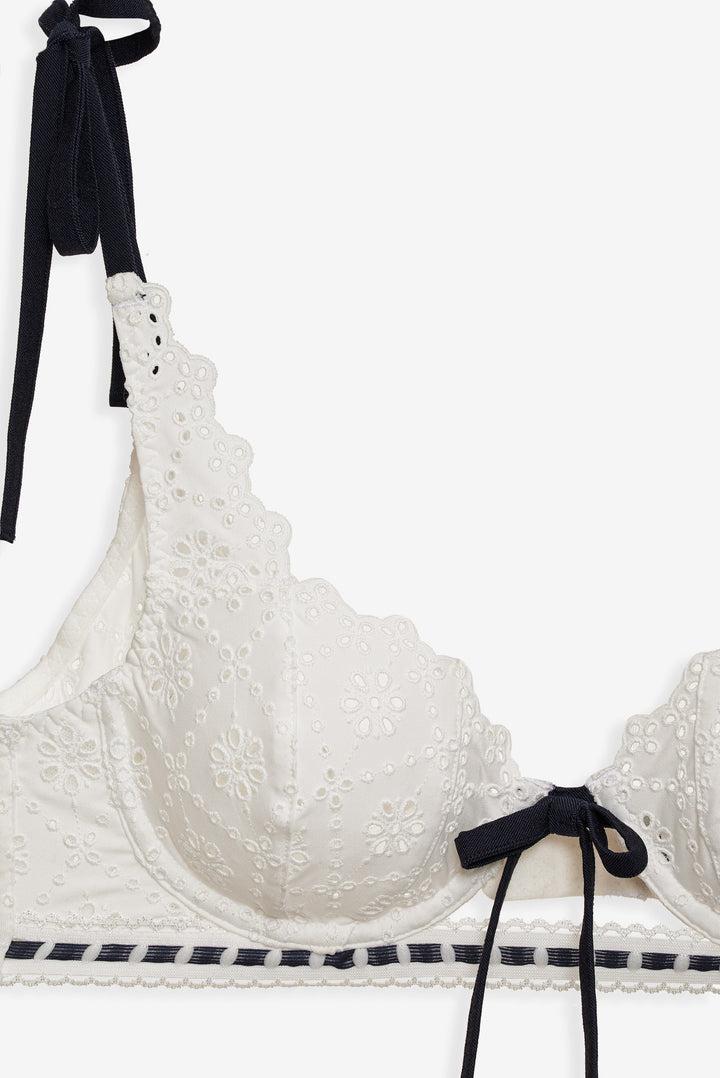 Heather Underwire Bra — White Product Image