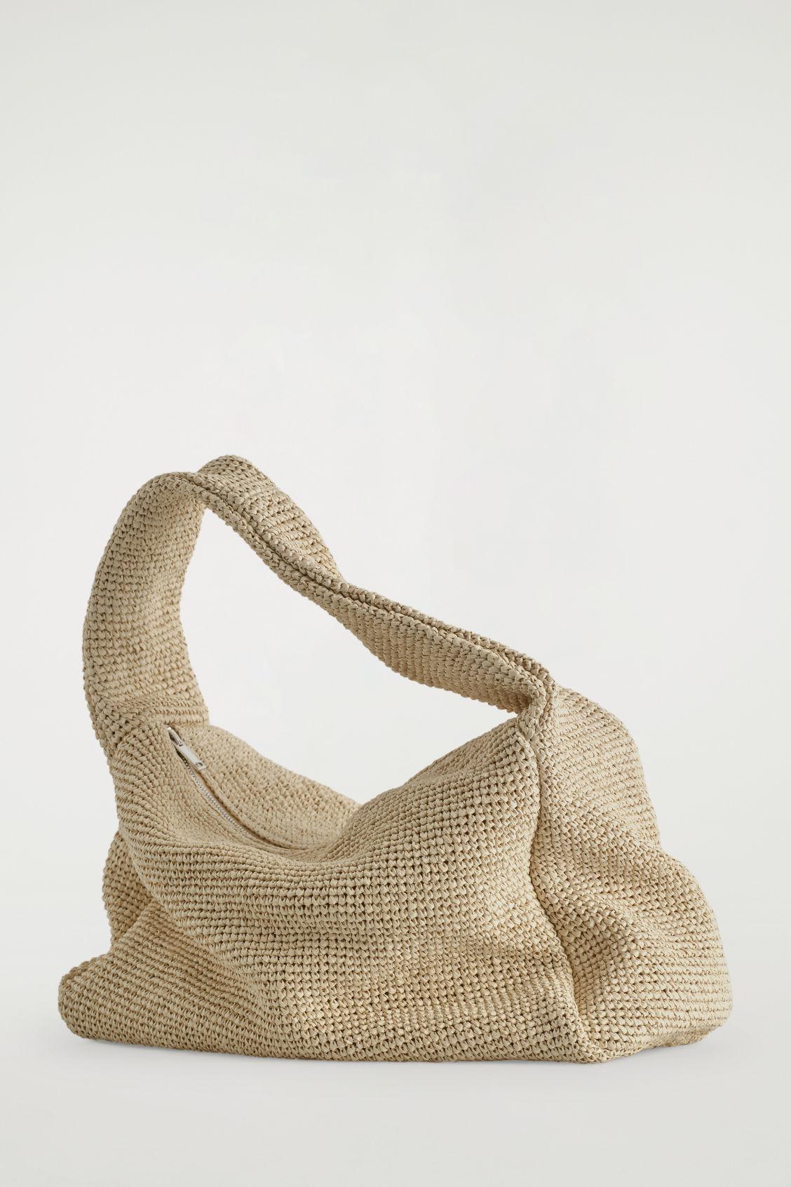 SLOUCHY TOTE BAG - RAFFIA Product Image