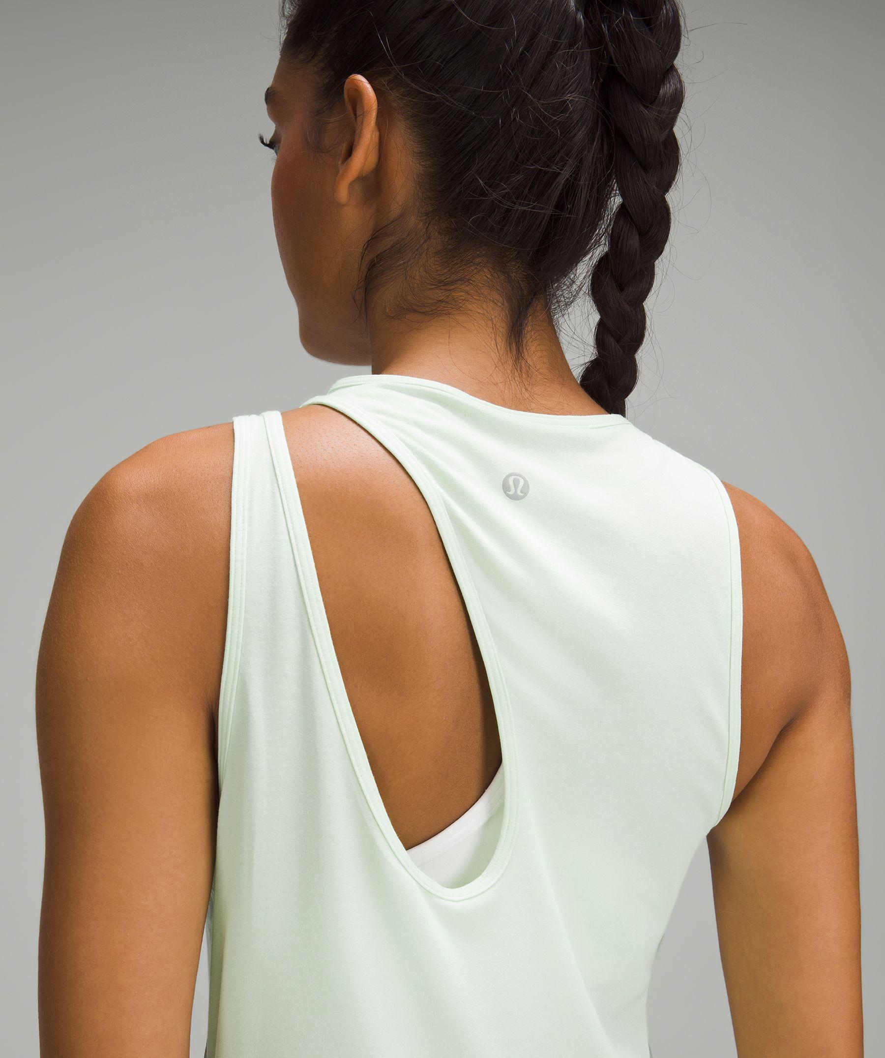 Shoulder Cut-Out Yoga Tank Top Product Image