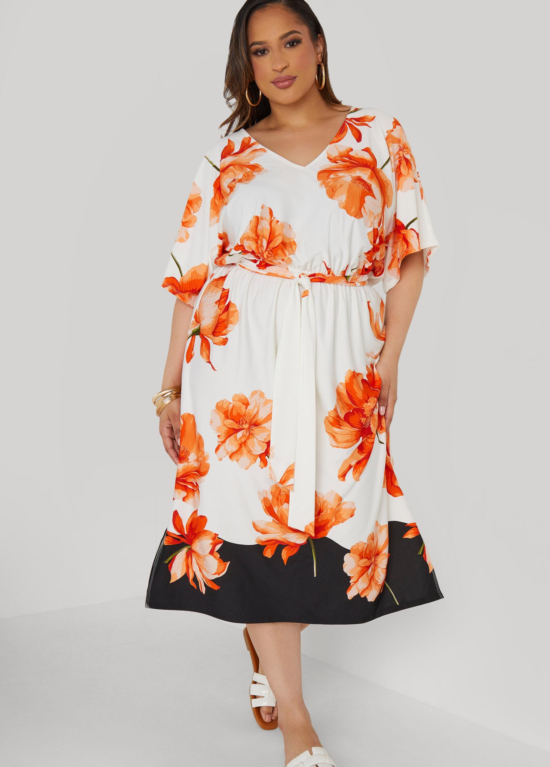 Floral Print Midaxi Dress Product Image