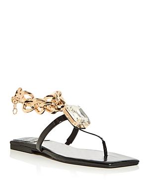 Jeffrey Campbell Womens Ring-On-It Embellished Thong Sandals Product Image