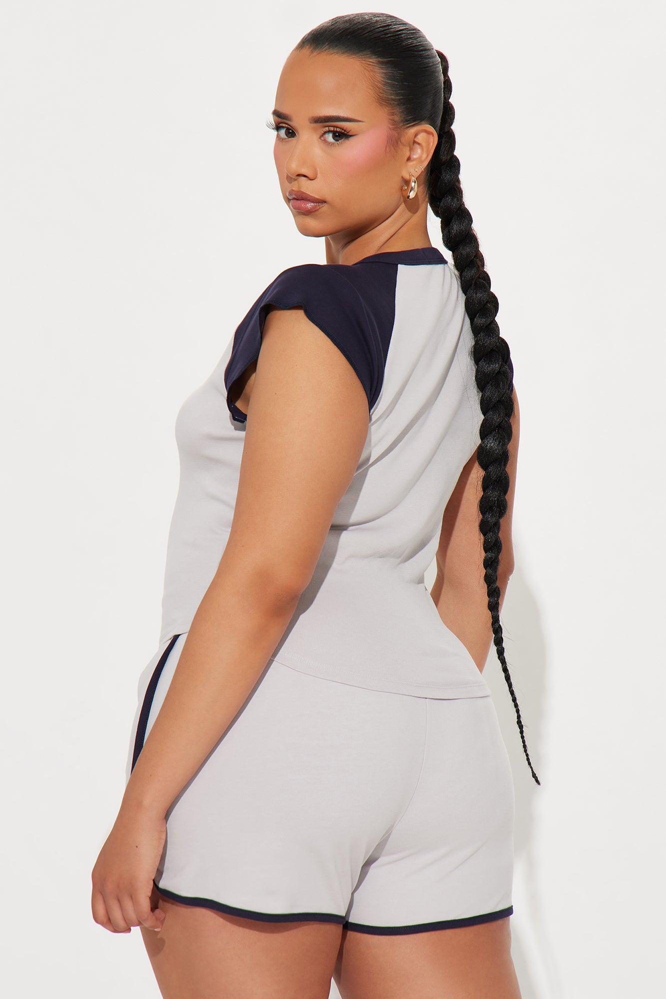 Champ De Mars Short Set - Grey Product Image