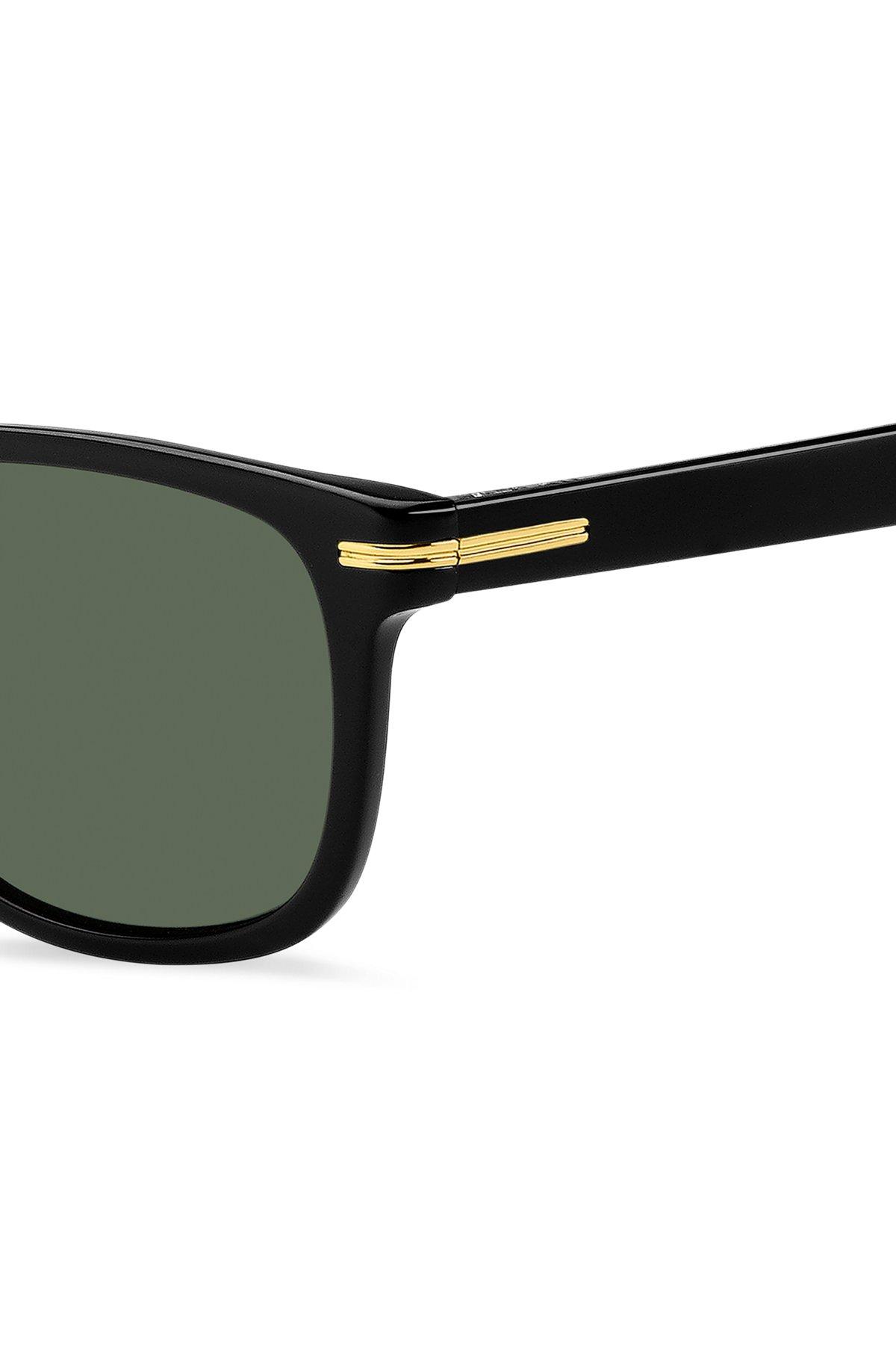 Black-acetate sunglasses with gold-tone hardware Product Image
