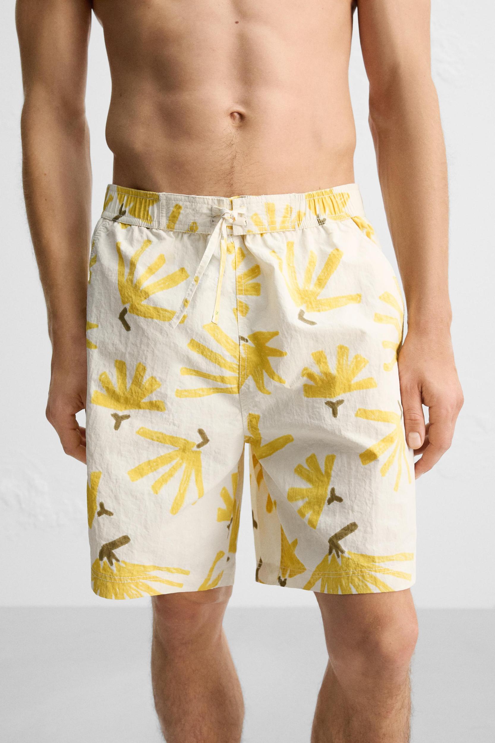 FLORAL PRINT LONG SWIMSUIT Product Image