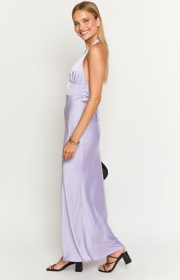 Haizel Purple Maxi Dress Product Image