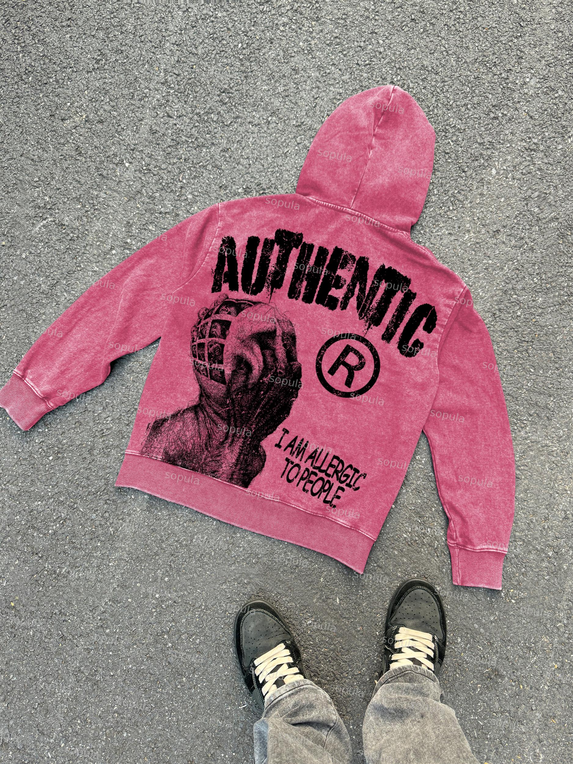 Virtual Shadow Graphic Hoodie Product Image