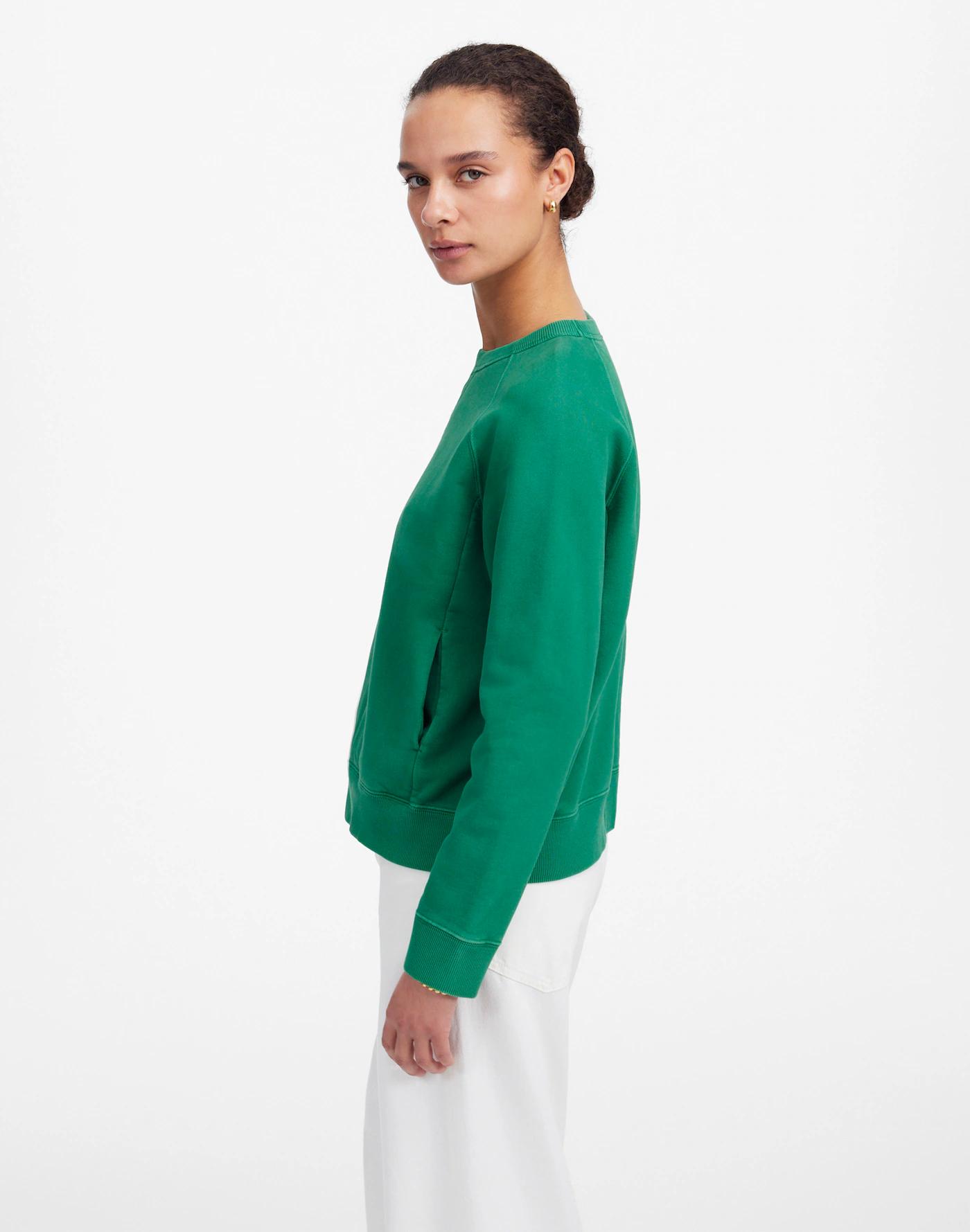 Garment-Dyed Crewneck Sweatshirt Product Image