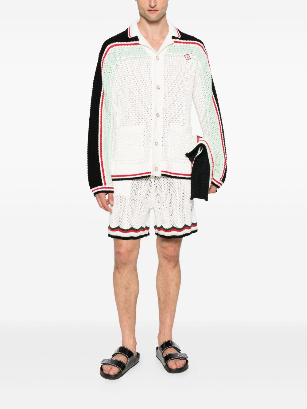 stripe-detail cardigan Product Image