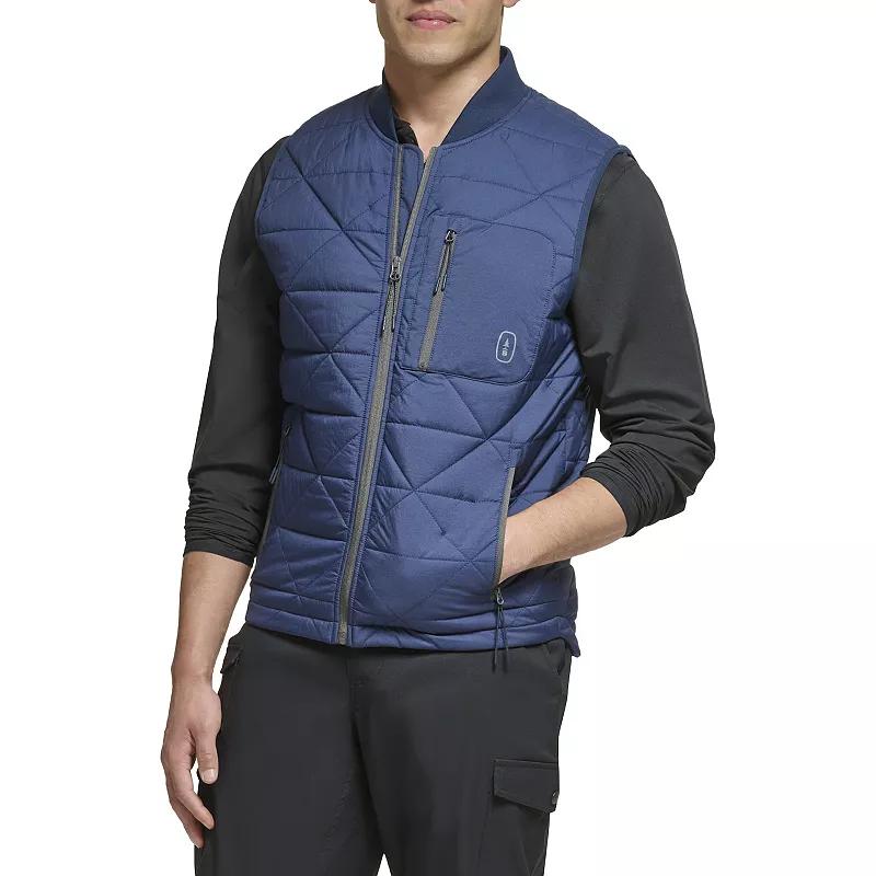 Men's G.H. Bass & Co. Diamond Quilted Vest, Size: Medium, Black Product Image