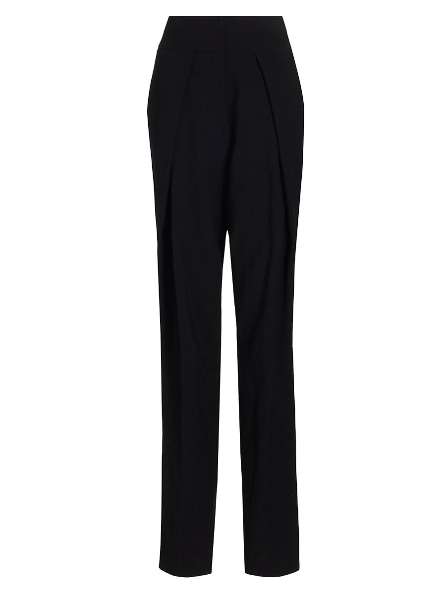 Womens Dara Wool-Blend Trousers Product Image