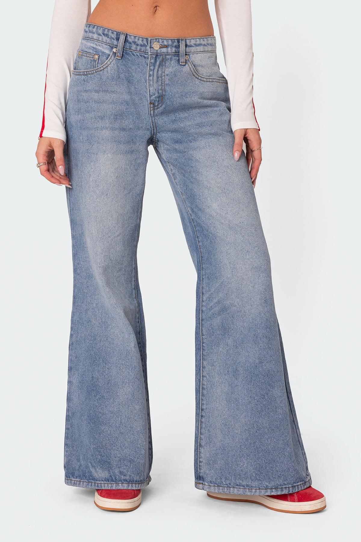 Low Rise Bootcut Jeans Product Image