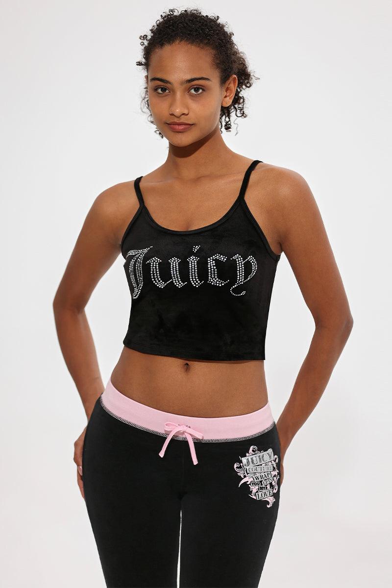 Big Bling Velour Tank Top Product Image