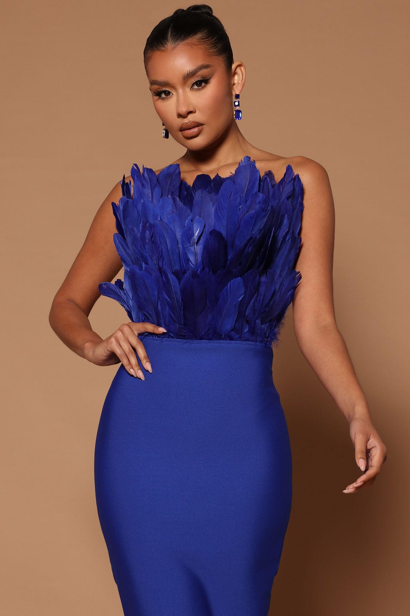 Marianna Bandage Midi Dress - Royal Product Image