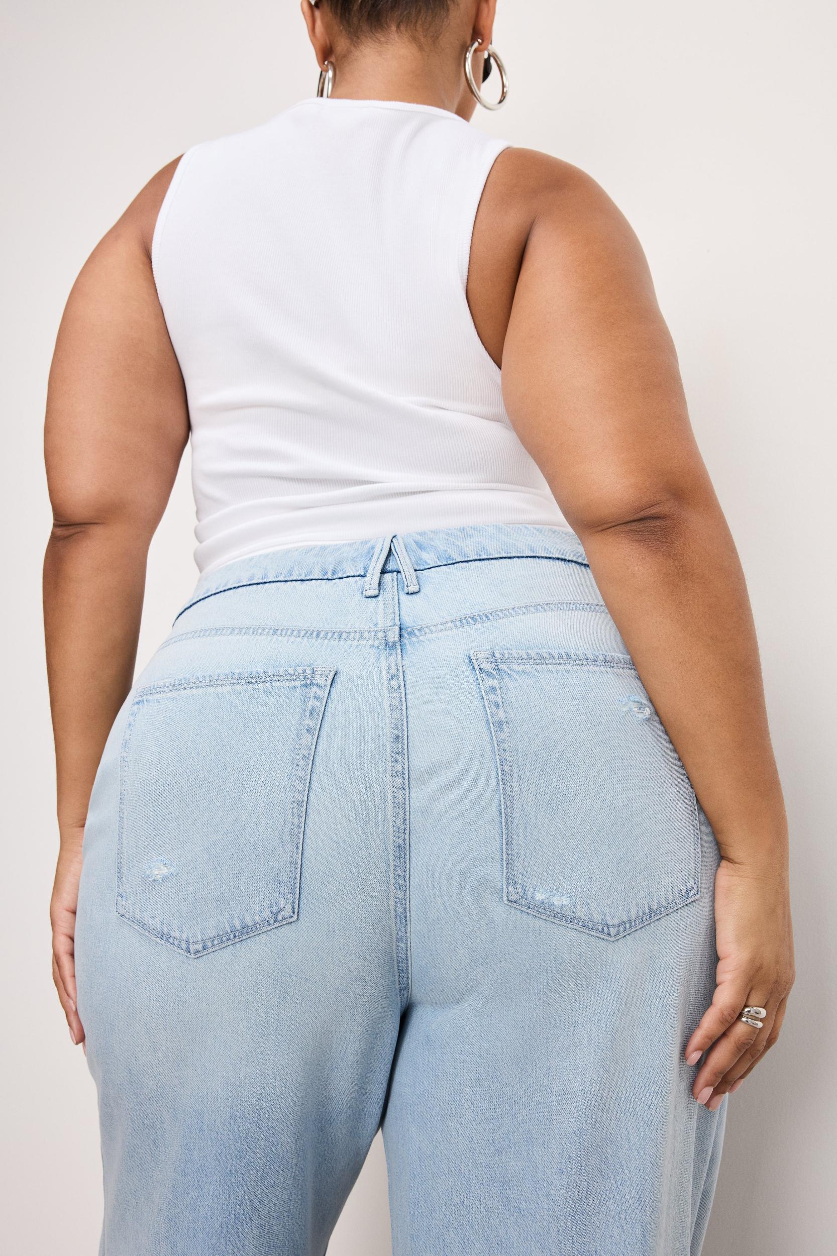 WEIGHTLESS GOOD SKATE WIDE CROPPED JEANS | INDIGO959 Product Image