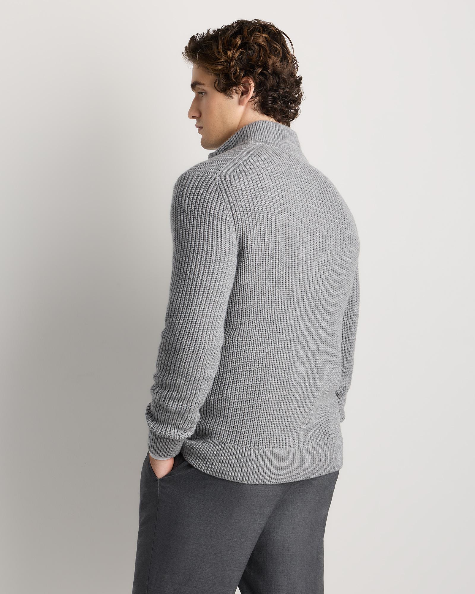 Quince | Men's Australian Merino Wool Half Zip Sweater Product Image
