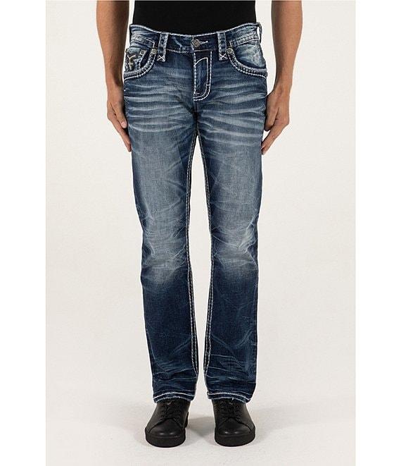 Rock Revival Edmund Straight-Leg #double;A#double; American Pride Jeans Product Image