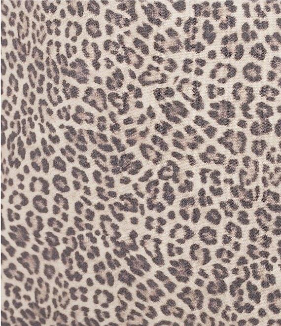 GB Leopard Printed Knit Mini Skirt Product Image