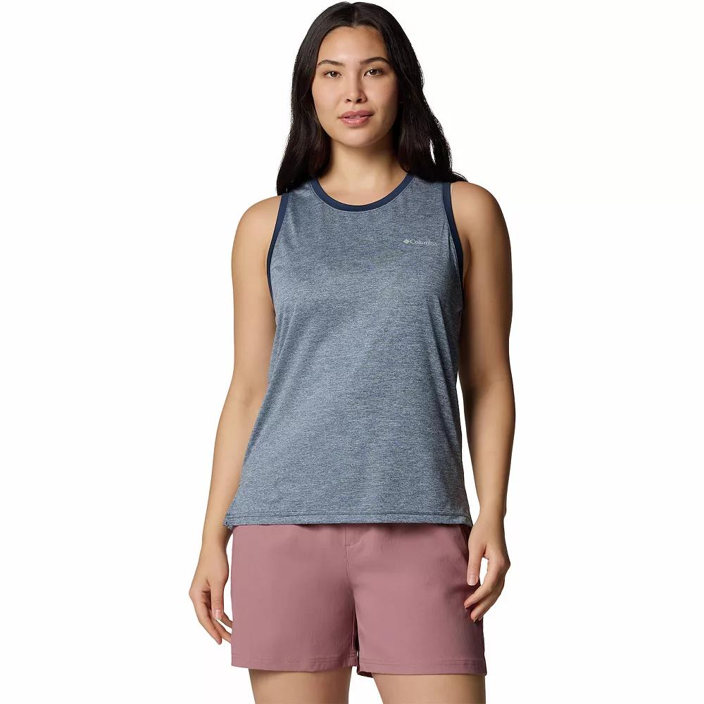 Women's Columbia Bluevista Hill™ Omni-WICK™ Tank Top, Size: XL, Collegiate Blue Product Image