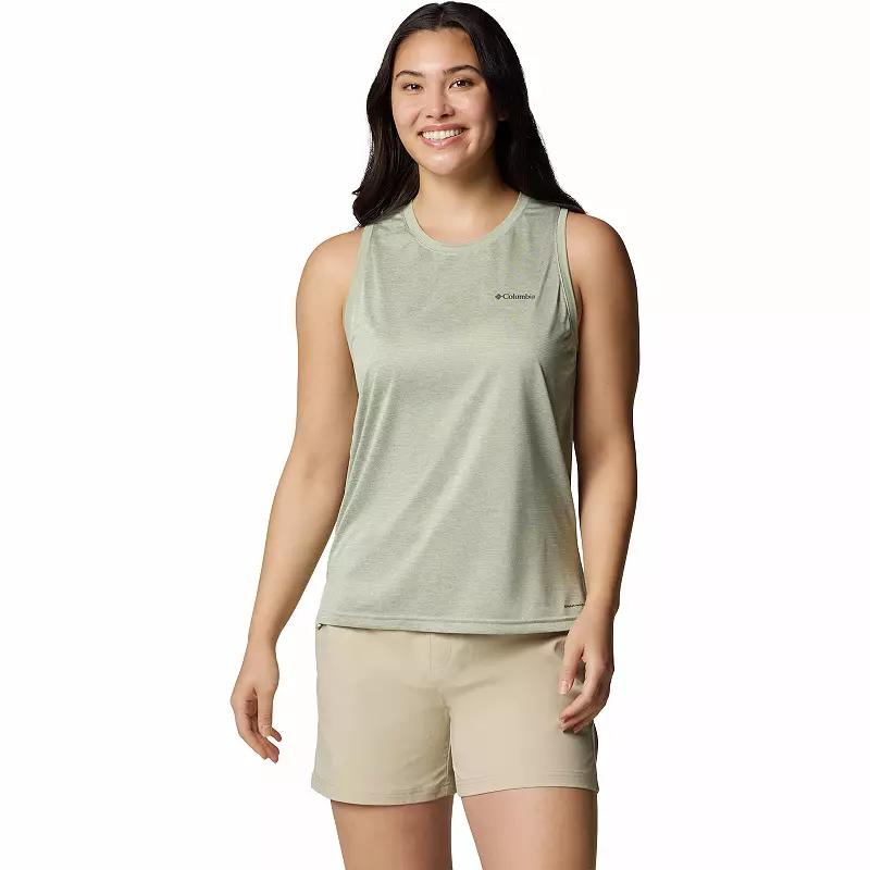 Women's Columbia Bluevista Hill™ Omni-WICK™ Tank Top, Size: XL, Safari Grey Product Image